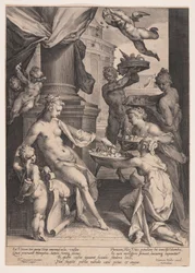 Venus von den Nymphen geehrt