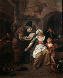 Der Alchemist (Detail)