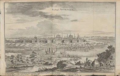 Astrachan aus: Drie aanmerkelyke reizen, 1675