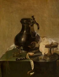 Stilleben mit Zinnkrug