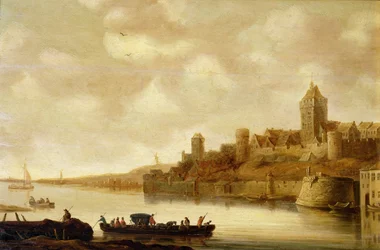 Ansicht von Nijmegen, Niederlande nach 1643