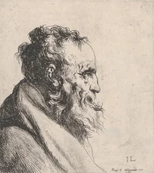 Büste eines alten Mannes, 1620-74