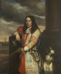 Engel de Ruyter 1649-1683, niederländischer Vizeadmiral, 1680