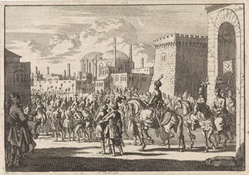 Einzug von Sultan Mustafa II. in Konstantinopel, 1695