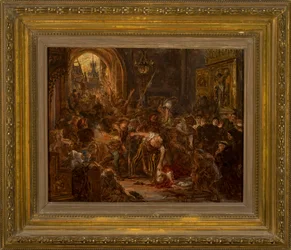 Der Tod Tęczyńskis in der Franziskanerkirche
