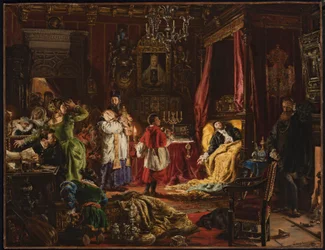 Der Tod Sigismund Augusts in Knyszyn im Jahr 1572