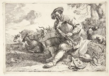 Schäfer mit Dudelsack