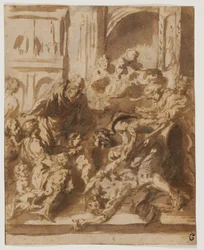 Das Martyrium des heiligen Erasmus (?)