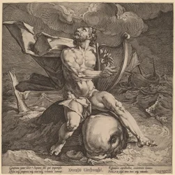 Arion auf einem Delfin