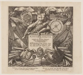 Titelseite, aus Die sieben Planeten