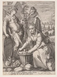Herbst (Ernte und Weinprobe), aus Die vier Jahreszeiten