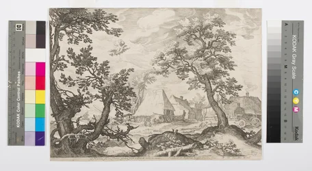 Landschaft mit der Entführung des Ganymed, ca. 1600