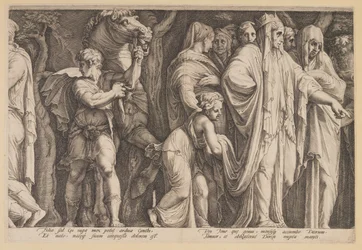 Die Bestrafung der Niobe (Platte 6)