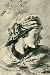 Kopf einer jungen Frau, Mitte - spätes 17. Jahrhundert, 1943