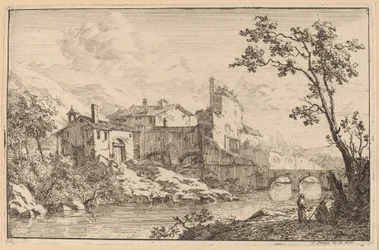 Häuser am Flussufer