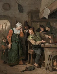 Der Alchemist und seine weinende Frau