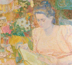 Porträt von Frau Marie Jeannette de Lange, ca. 1900