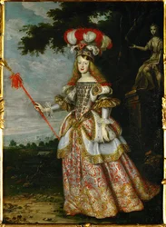 Margarita Teresa, Infantin von Spanien, in einem Theaterkostüm