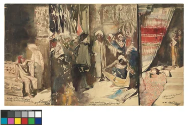 Großes indisches Triptychon