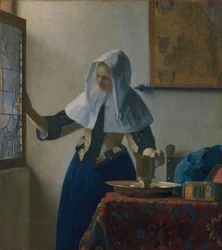 Junge Frau mit einem Wasserkrug, ca. 1662