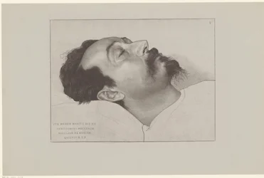 Nicolaas de Roever auf seinem Totenbett