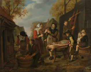 Schweineschlachtung
