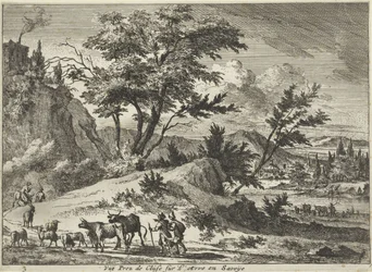 Ansicht einer Straße bei Cluses an der Arve, Savoie