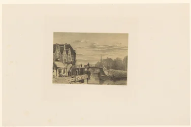 Stadtansicht mit Kanal