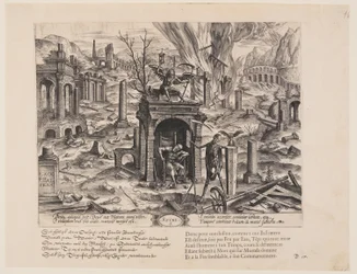 Ruine, aus Theatrum Vitae Humanae (Die Lebensalter des Menschen)