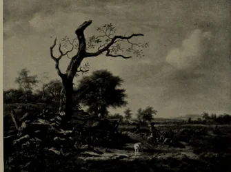 Landschaft mit ruhenden Jägern