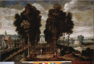 Der Park des Schlosses
