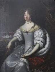 Porträt von Dorothea von Brandenburg, geborene von Schleswig-Holstein-Sonderburg-Glücksburg (1636–1689)