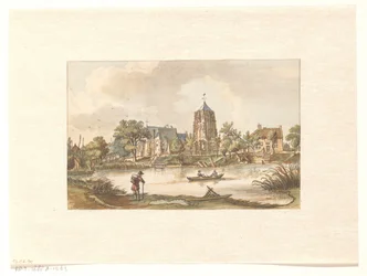 Ansicht von Acquoy an der Linge