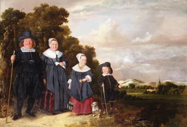 Gruppenporträt einer Familie