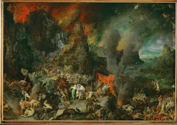 Aeneas und die Sibylle in der Unterwelt