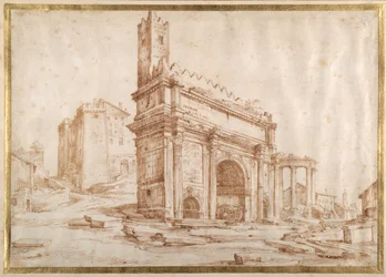 Der Bogen des Septimius Severus, Rom