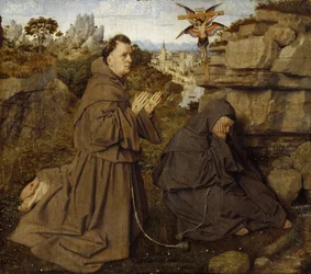 Der heilige Franz von Assisi empfängt die Stigmata, ca. 1430
