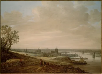 Panorama-Landschaft mit Blick auf Arnheim