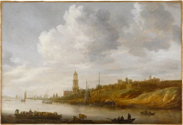 Überfahrt über den Rhein bei Rhenen