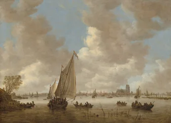 Blick auf Dordrecht von Norden