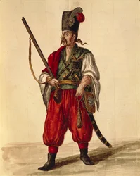 Karabiniersuniform, aus illustriertem Kostümbuch