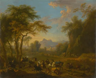 Überfall, ca. 1717