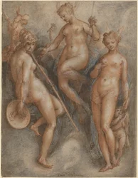 Drei Göttinnen: Minerva, Juno und Venus