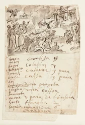 Tod der Frau von Sestos, aus Plinius