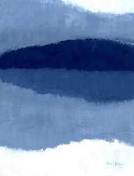 Abstrakt mit San Juan Inseln, ca. 2021