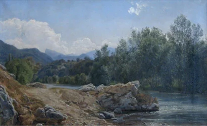 Vormittag an der Garonne. Montréjeau