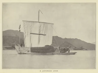 Eine japanische Dschunke