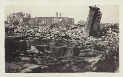Nachwirkungen des Großen Kanto-Erdbebens, Japan, 1923