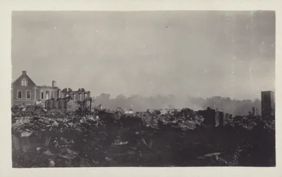 Nachwirkungen des Großen Kanto-Erdbebens, Japan, 1923