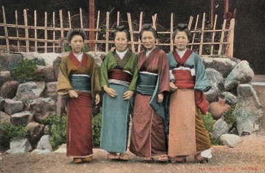 Teestubenmädchen, Japan